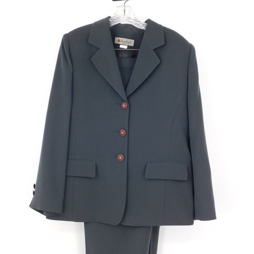 Korean Brand Sunshine 99 Women Blazer Jacket Pants Charcoal Gray NO SIZE TAGS